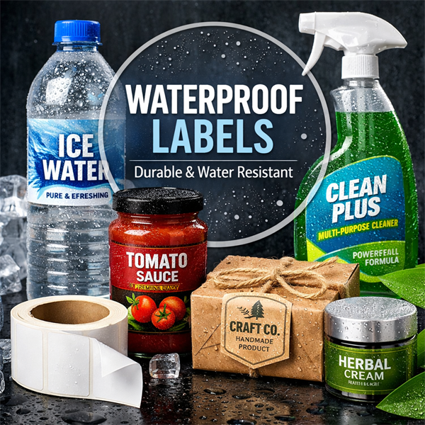 لیبل‌های مقاوم در برابر آب و رطوبت: راهنمای انتخاب و کاربرد