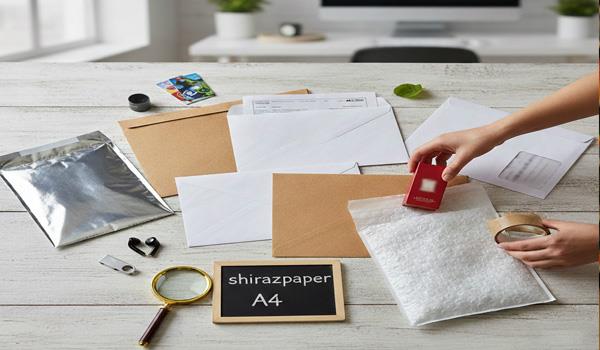 معرفی انواع پاکت پستی A4: راهنمای کامل خرید، ابعاد و کاربردها در ایران